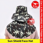 Sun Shield Face Hat / UV Sport Hat / Topi Jepun Soldier / Fishing Hat / Camping Hat / Sun Hat #9703-Military #日本军帽子 #防晒帽子
